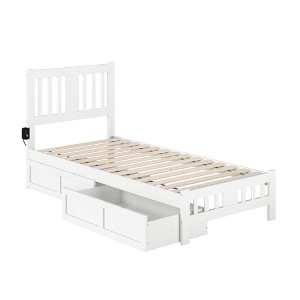 Tahoe Bed with Footboard and 2 Drawers - AFI - 1 of 4