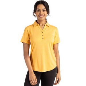 Cutter & Buck Forge Eco Stretch Recycled Womens Short Sleeve Polo - 1 of 2