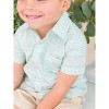 RuffleButts Toddler Short Sleeve Button Down Shirt - 3 of 4