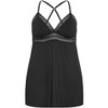 Women's Plus Size Viva Babydoll - black | CITY CHIC - 3 of 4