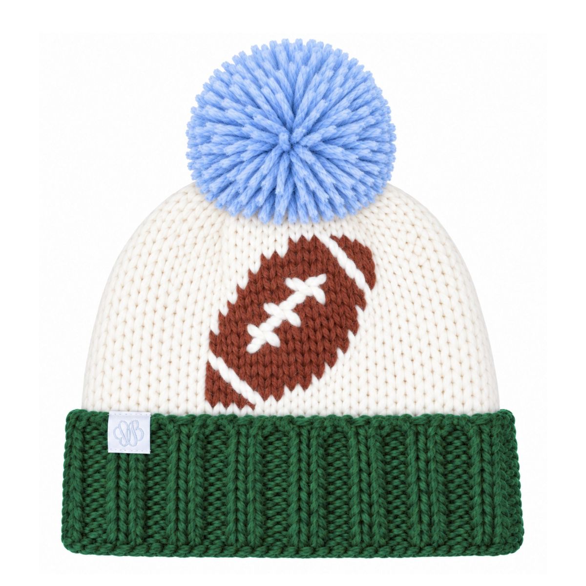Bits & Bows Football Bobble Hat - thumbnail 6