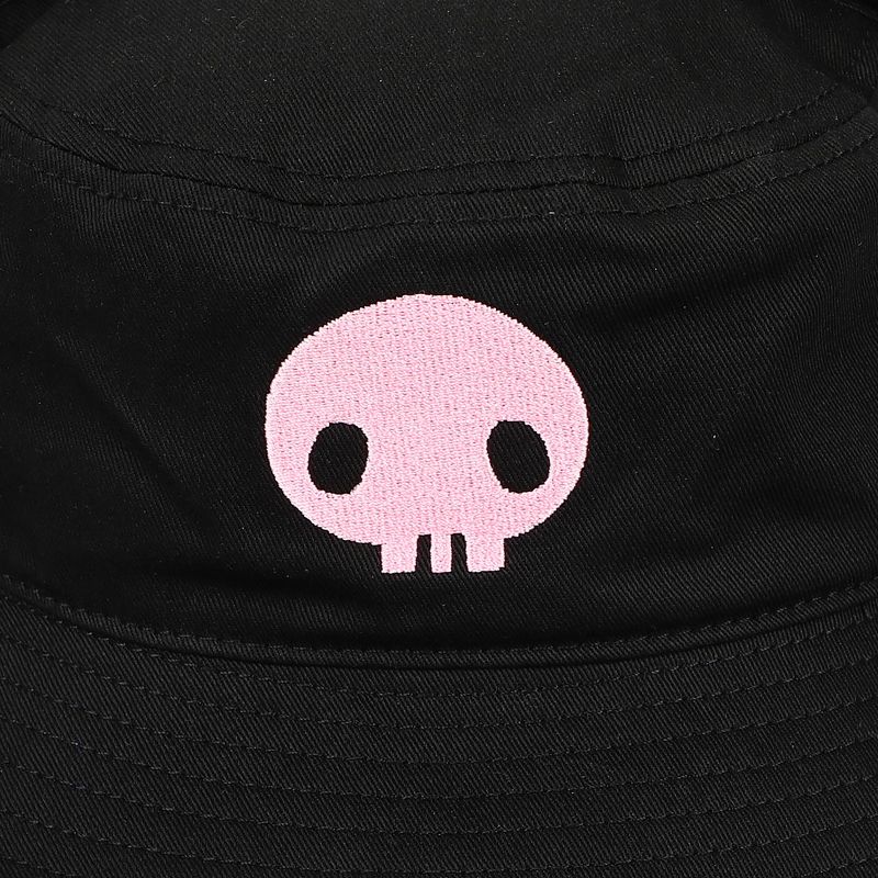 My Melody Kuromi Inspired Black unisex Bucket Hat with ears, 4 of 7