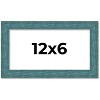 PosterPalooza | Panoramic Simple Blue Picture Frame - UV Acrylic, Foam Board Backing, Hanging Hardware - 2 of 4