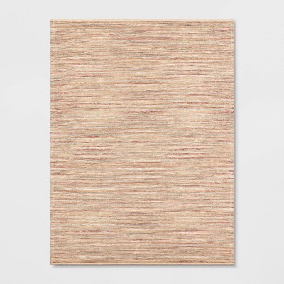 Natural Woven Rectangular Braided Outdoor Rug Heathered Cream - Threshold™  : Target