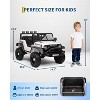 TackView12V Kids Electric Ride-On Truck with Remote Control - Bluetooth Music Player, Lights - 4 of 4