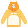 Bluey Bingo Dad Mom Fleece Matching Family Cosplay Pullover Hoodie Infant to Little Kid - 2 of 4