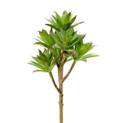 Vickerman 8" Artificial Green Springtime Pick, Set of 3