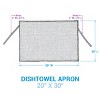 Split P Winter Bliss Dishtowel Apron - image 4 of 4