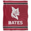 Bates College Primary Logo Stripes Silky 50x60 Blanket, 1 Sided - 2 of 4