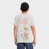 Boys' Toy Story Buzz Lightyear Holiday Short Sleeve Graphic T-Shirt - Light Gray - 3 of 4