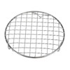Unique Bargains Stainless Steel Round Cross Wire Barbecue Grill with Legs - 3 of 4