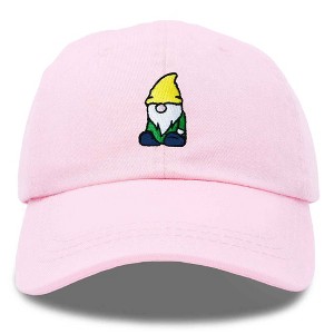 Dalix Gnome Embroidered Cotton Baseball Cap Adjustable Dad Hat Mens - 1 of 4