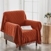 Inhand Knitted Gift Throw Blanket for Couch and Bed, 50"x60" Romatic Lightweight Decorative with Tassel, Farmhouse Warm Woven for Women - 4 of 4