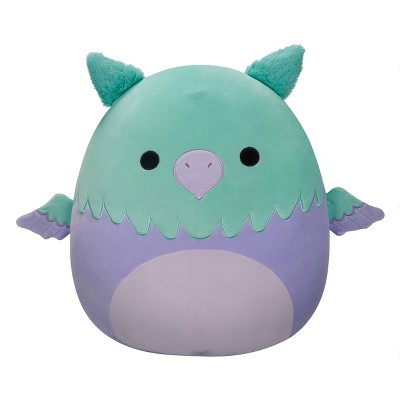  Squishville by Original Squishmallows Play and Display Storage  - Four 2-Inch Plush Included - Big Foot, Axolotl, Parrot, Chameleon - Hang  or Stand Display Case -  Exclusive : Toys & Games