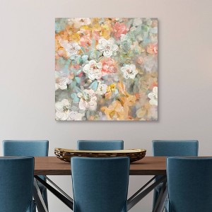 35" x 35" J'Adore Jardin by Studio Arts Unframed Wall Canvas - Masterpiece Art Gallery: Modern Botanical Art, Ready to Hang - 1 of 4