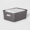 Y-weave Small Decorative Storage Basket White - Brightroom™ : Target