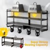 Itopfox Large Power Tool Organizer Wall Mount, Heavy Duty Metal with 4 Layers Includes 8 Cordless Drill Holder, Utility Rack for Garage Workshop - 4 of 4