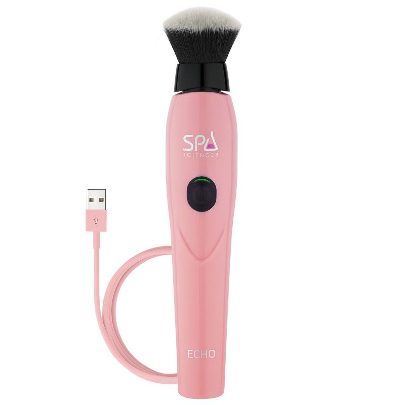 Spa Sciences ECHO Sonic Makeup Brush with Antimicrobial Bristles, 1 of 11