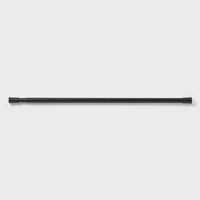 60" Shower Tension Rod Black - Room Essentials™