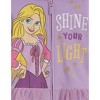Disney Princess Moana Cindrella Ariel Belle Zip Up Hoodie Toddler - 2 of 4