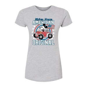 Women's - Disney - Mickey American Original Fitted Graphic T-Shirt - 1 of 3