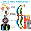 WhizMax Bow and Arrow for Kids, Kids Archery Toy Set Includes 2 Bows,12 Suction Cup Arrows - 2 of 4