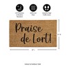 28" x 16" Nature Coir Mat, Praise de Lort - 3 of 4