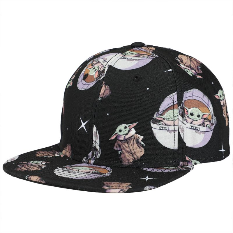 Star Wars Grogu All Over Print Snapback Hat, 3 of 6