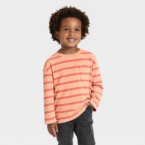 Toddler Boys' Long Sleeve Oversized T-Shirt - Cat & Jack™ - 1 of 3