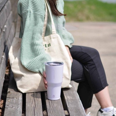 Lavender 20 oz Stainless Steel Insulated Travel Mug with Slider Lid