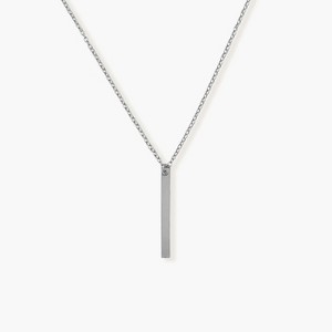 Sanctuary Project by sanctuaire Thin Bar Drop Pendant Necklace Silver - 1 of 3