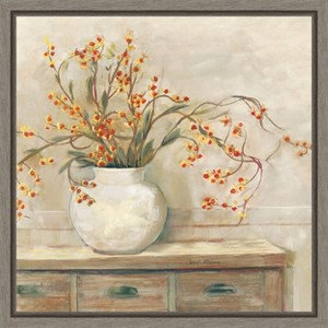 Amanti Art Bittersweet Bouquet by Carol Rowan Canvas Wall Art Print Framed 16 x 16-in. - 1 of 4