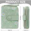 FATMOON Women’s Wallet - Kawaii Floral Wallet for Women - Stylish Compact & Lightweight PU Leather Card Holder for Travel, Daily Use - 3 of 4