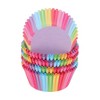 Unique Bargains Rainbow Print Disposable Baking Cups Greaseproof Paper Multicolor 1.97"x1.18" 100 Pcs - 3 of 4