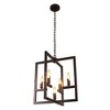 Chloe Lighting IRONCLAD Farmhouse 5 Light Oil Rubbed Bronze Ceiling Pendant 18" Wide - 4 of 4