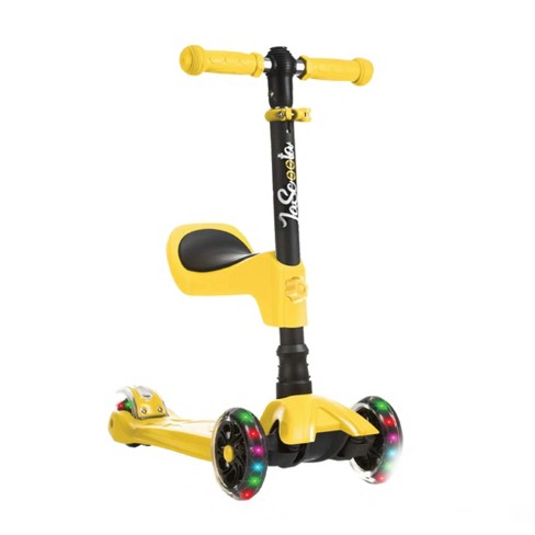 Lascoota Kick Scooter for Kids Adjustable Height w/Extra-Wide Deck PU Flashing Wheels Great Kids Scooter & Toddler Scooter 3-12 Years Old