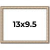 PosterPalooza | Photo Size Minimalist Silver Picture Frame - UV Acrylic, Foam Board Backing, Hanging Hardware - 2 of 4