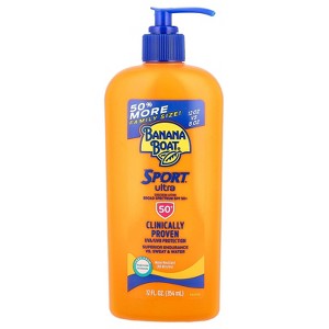 Banana Boat Sport™ Ultra, Sunscreen Lotion, SPF 50+, 12 fl oz (354 ml) - 1 of 4