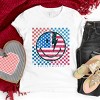 The Juniper Shop SmileyWorld Patriotic Checkered Lightning Youth Short Sleeve Tee - 4 of 4