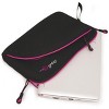 Mobile Edge SlipSuit iPad / 8.9" Tablet Neoprene Sleeve Black w/Pink Trim - 3 of 3