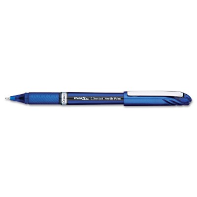 Pentel EnerGel NV Liquid Gel Pen .5mm Blue Barrel Blue Ink BLN25C