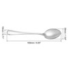 Unique Bargains 410 Stainless Steel Home Kitchen Restaurant Spoons 6 Pcs - 2 of 4
