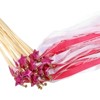 Unique Bargains Bell Ornament Wedding Party Lace Streamer Fairy Wands 24 Pcs - 4 of 4