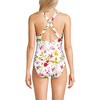 Lands' End Women's Chlorine Resistant Scoop Neck X-Back High Leg Soft Cup Tugless Sporty One Piece Swimsuit - 2 of 4
