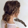 Unique Bargains Women's Elegant Twisted Hairpin 4.21"x1.06"x0.83" 1 Pc - 2 of 3