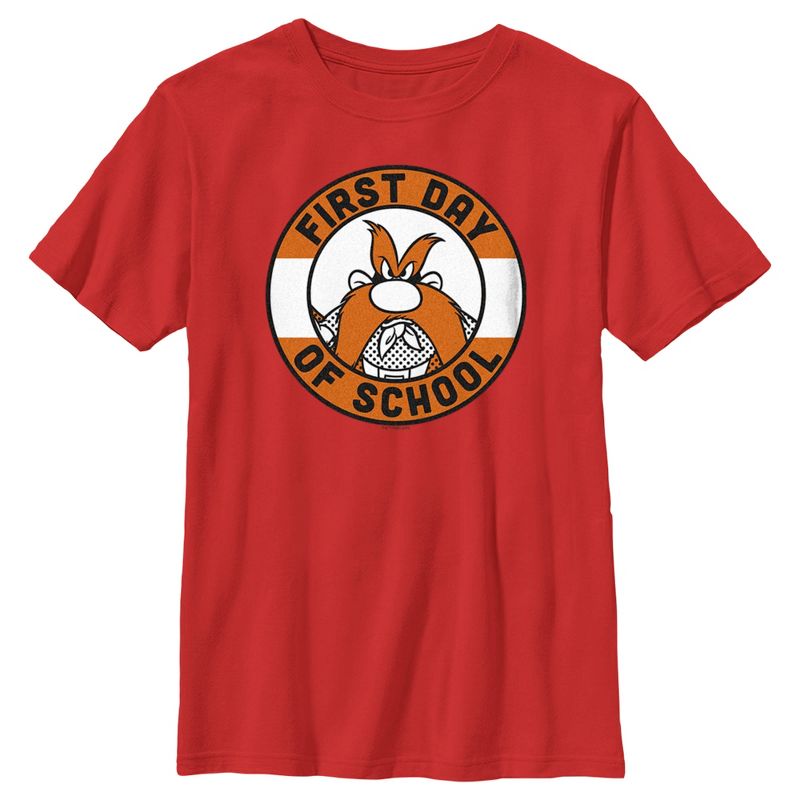 Boy's Looney Tunes Back to School Yosemite Sam T-Shirt, 1 of 5