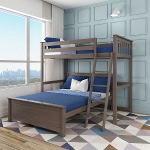 Max & Lily L-Shaped Twin over Full Bunk Bed - 1 of 4