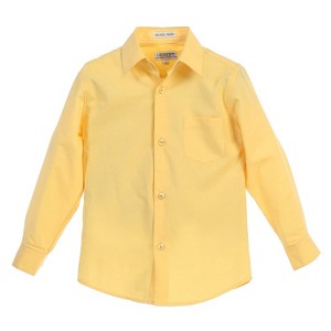 Gioberti Boy's Long Sleeve Dress Shirt - 1 of 3