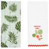 The Lakeside Collection Set of 2 Embroidered Tropical Kitchen Towels - 2 of 4
