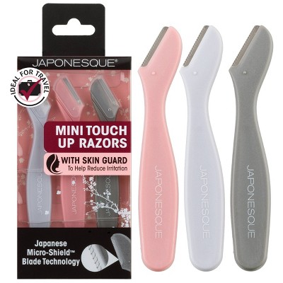 JAPONESQUE Mini Touchup Razors - 3ct